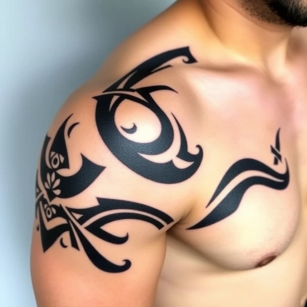 Tribal tattoo style - AI tattoo generator